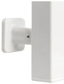 Radiator de baie tip scară AVANGARD cu termostat, 459W/230V, 120,6 cm, IP44, alb, stânga