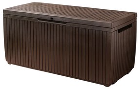 Keter Cutie de depozitare pentru grădinăSpringwood maro, 305 l