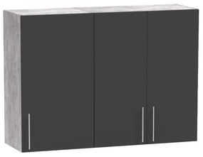 Set mobila bucatarie Festa Pako World Antracit 100x60x85 cm