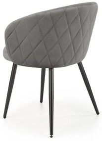 Scaun K430 velvet gri