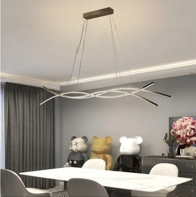 Lustră LED dimabilă aplicată LED/80W/230V 3000-6500K + telecomandă