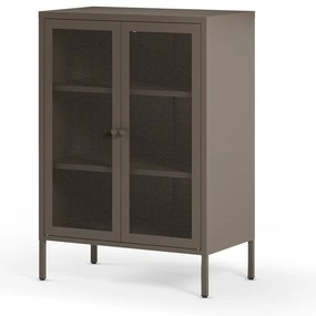 Dulap gri din metal 70x100x40 cm Fayna – Marckeric