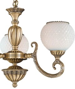 Candelabru din alama cu 3 brate design italian 8450