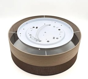 Plafonieră SIRJA WOOD 2xE27/15W/230V d. 45 cm maro/stejar