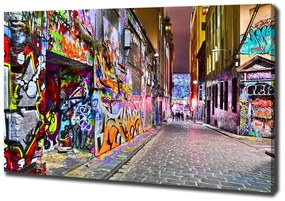 Tablouri tipărite pe pânză Graffiti colorat