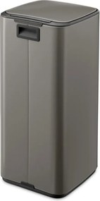 Coș de gunoi gri cu pedală din oțel 30 l Bo – Brabantia