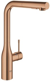 Grohe Essence Baterie chiuveta bucatarie monocomanda cu dus extractibil, cupru (warm sunset)