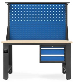 Banc de lucru Logan antracit-albastru