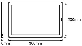 Corp de iluminat LED pentru mobilier cu senzor CABINET LED/8W/230V Ledvance