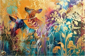Tablou - Pictura abstractă a naturii (90x60 cm)
