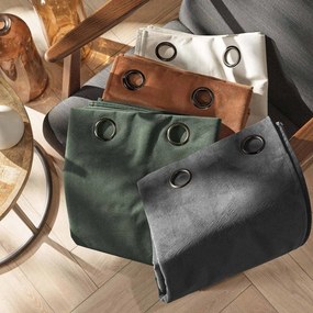 Draperie maro din catifea 140x260 cm Olympe – douceur d'intérieur