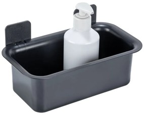 Raft pentru baie negru autoadeziv din plastic Parma – Allstar