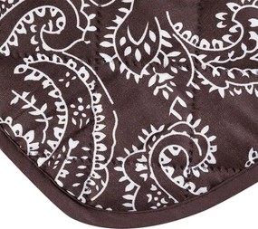 decoDoma Cuverturi cu braţe, ciocolată şezut 57 cm