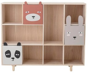 Bibliotecă de copii din lemn de paulownia 107x89.5 cm Calle - Bloomingville Mini
