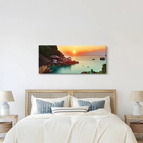Tablou cu plaja frumoasă (120x50 cm)