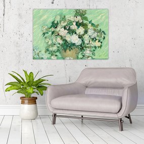 Tablou - Vincent van Gogh, Roses, reproducere (90x60 cm)
