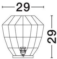 Veioza/ Lampa de masa design decorativ, JACO