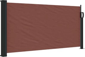 vidaXL Copertina laterală retractabilă, maro, 100x300 cm