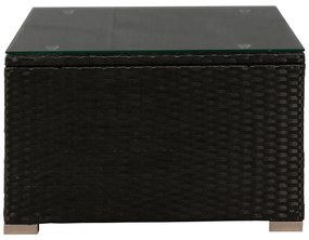 Juskys Set ratan de gradina Punta Cana M - perne negre/antracit