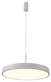 Lustra LED cu telecomanda design circular MARCELLO 60 CCT WH
