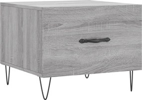 vidaXL Măsuță de cafea, gri sonoma, 50x50x40 cm, lemn prelucrat