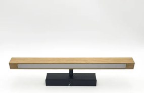 Lampă LED pentru tablouri VERDE LED/5,5W/230V 3000K 46 cm stejar/negru