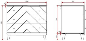 Această combinație BILLY în alb (alb satinat) constă dintr-un pat (90 x 200 cm), o noptieră și o comodă.