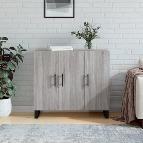 828138 vidaXL Servantă, gri sonoma, 90x34x80 cm, lemn compozit