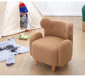 Fotoliu pentru copii TOBI maro