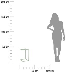 Suport de flori 40x24 cm verde deschis