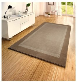 Covor Hanse Home Basic, 160x230 cm, maro-bej
