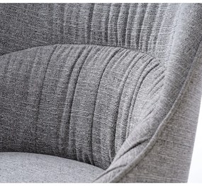 Scaune de dining gri 2 buc. Meridian – Unique Furniture