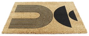 Covoraș de intrare din fibre de nucă de cocos 40x60 cm Half Moon – Artsy Doormats