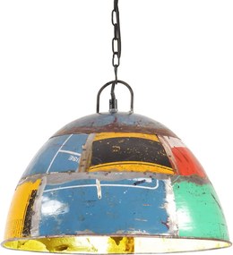 vidaXL Lustră industrială vintage, 25 W, multicolor, 41cm, rotund, E27