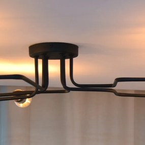 LED Lustră aplicată TUBE 6xE27/15W/230V