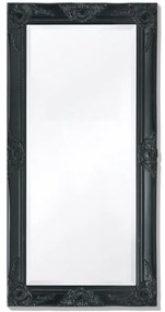 vidaXL Oglindă de perete in stil baroc, 100 x 50 cm, negru