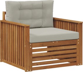 vidaXL Set de canapele de exterior Lemn de acacia solid și poliester