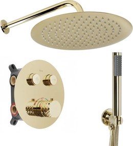Set de dus incastrat Rea Lungo Diamond Gold + BOX