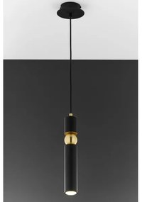 Lustră pe cablu Jupiter 2003 ALAS 1xGU10/10W/230V negru/auriu