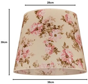 Duolla - Abajur CLASSIC L E27 pr. 38 cm roz roz