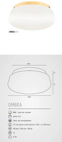 Plafoniera design modern Ombra auriu, alb