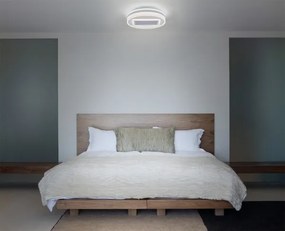 Osram - Plafonieră cu ventilator LED dimmabilă LED/55W/230V alb+telecomandă
