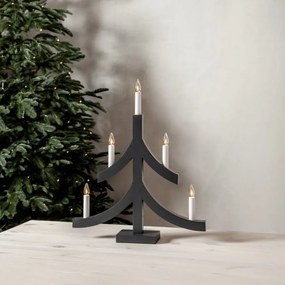 Decorațiune luminoasă de Crăciun gri închis Pagod – Star Trading