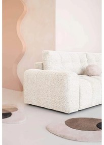 Colțar modular crem extensibil/cu spațiu de depozitare (cu colț pe partea dreaptă) Lulu – Miuform