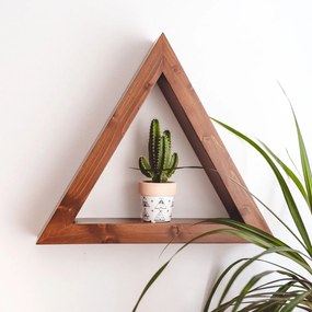 Set rafturi triunghiulare pentru perete, lemn masiv