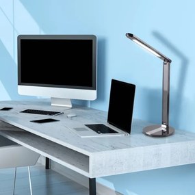 Lampă LED de masă dimabilă tactilă SERRA LED/8W/230V neagră