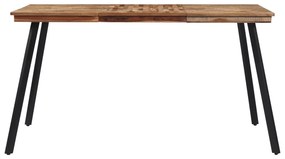 358531 vidaXL Masă de sufragerie, 148x97x76 cm, lemn masiv de tec