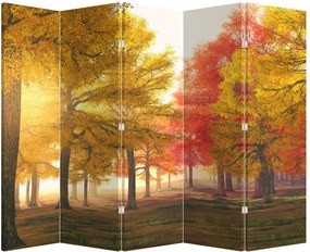 Paravan - Copaci toamna (210x170 cm)