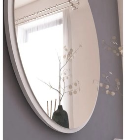 Oglindă de perete OZZE d. 60 cm alb