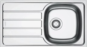Chiuveta bucatarie inox Franke Spark 78x43.5 cm cu 1 cuva cu picurator stanga finisaj lucios